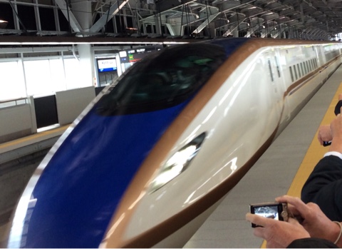 北陸新幹線　試乗