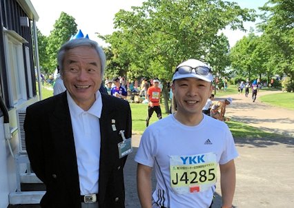 名水マラソン大会参加