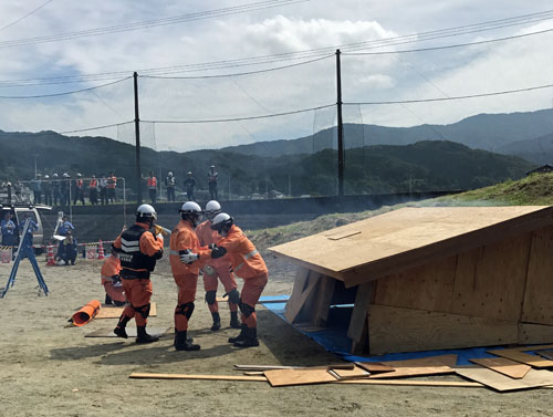 黒部市総合防災訓練