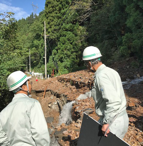 台風21号　災害