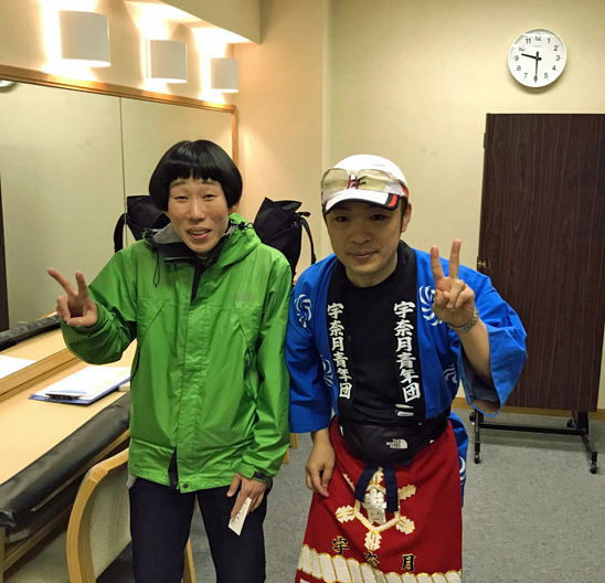 スパマラソンにて牧野ステテコさん